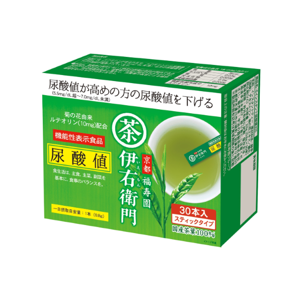 伊右衛門 機能性食品インスタント緑茶スティック尿酸値30本入