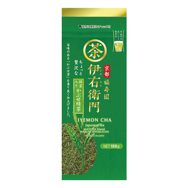 伊右衛門 抹茶入りかぶせ緑茶 100g袋